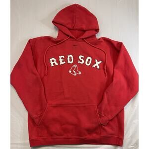 Vintage Nike Team Boston Red Sox Size Large MLB Center Swoosh Pullover Hoodie